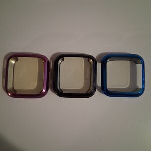 Smartwatch Protective Case Set - Pink, Black, Blue